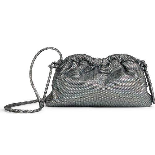 MANSUR GAVRIEL迷你真皮手拿斜挎包NWT闪光