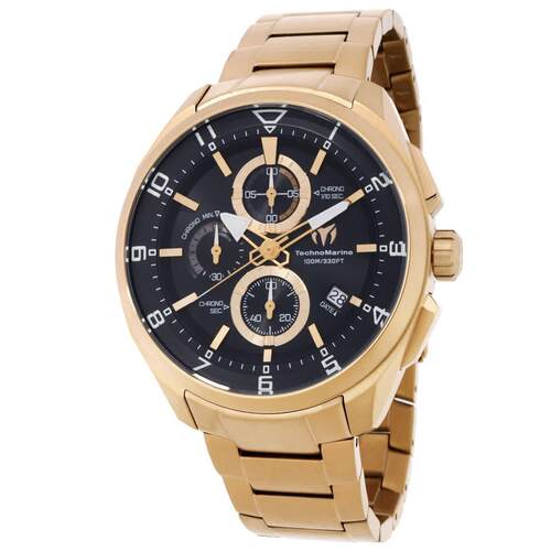 Technomarine TM 318120 Ocean黑色表盘44 mm男士手表