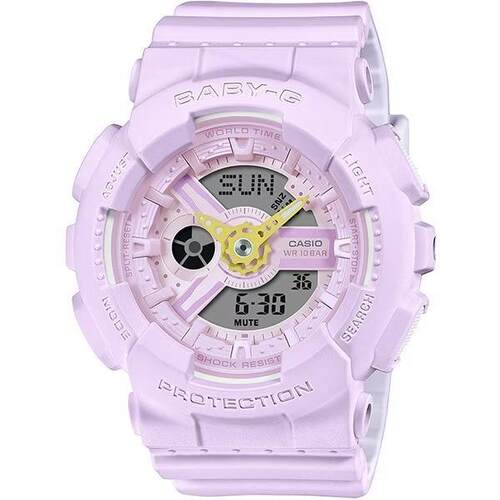 Casio卡西欧Casio BA-110AH-6AJF女性手表G Shock紫色数字的