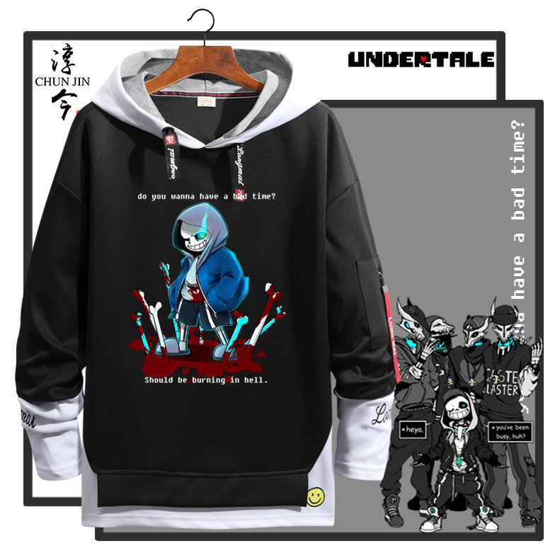 传说之下卫衣动漫二次元周边cos外套sans游戏undertale男外套衣服