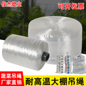 耐高温大棚吊菜绳防老化塑料捆扎绳网状平板吊蔓绳子吊秧绳吊带