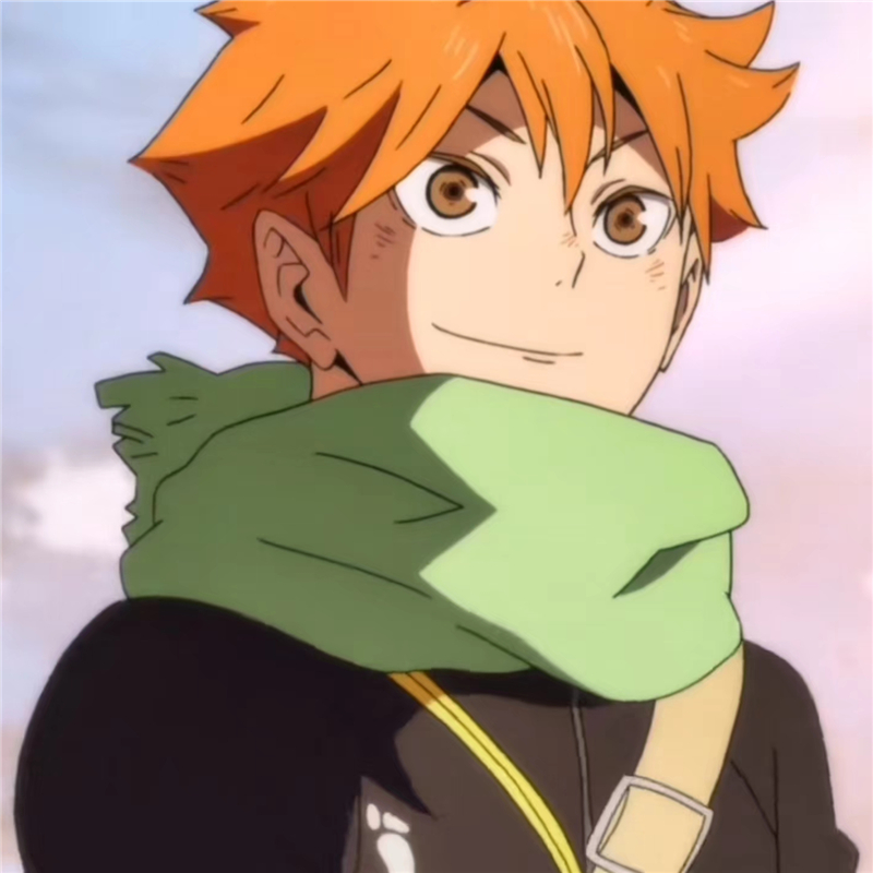 COS服日向翔阳围巾女冬日绿色牛油果绿排球少年冬装kgym围脖同款