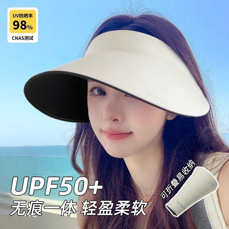 高效遮阳男士防晒帽女士空顶透气防晒帽