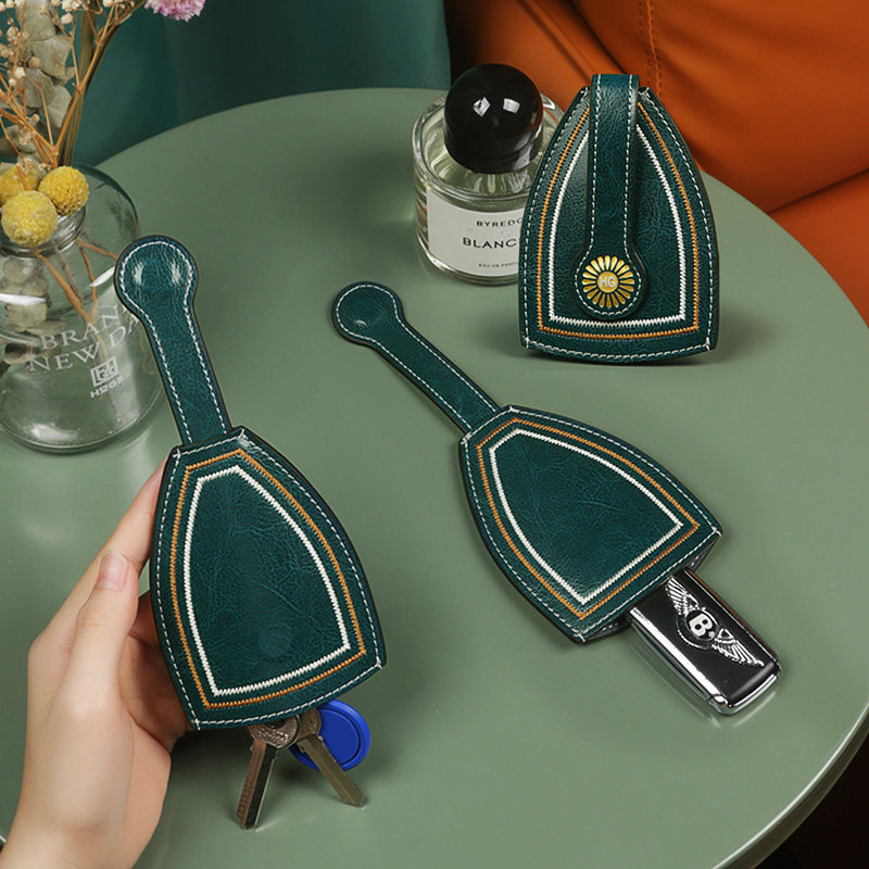 hg汽车钥匙包女小巧简约通用钥匙套抽绳创意钥匙迷你抽拉式收纳包