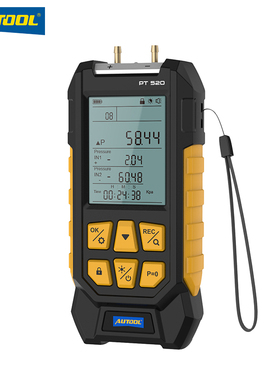 AUTOOL PT520汽修负压表数字差压计真空压力表高精度汽车压差表
