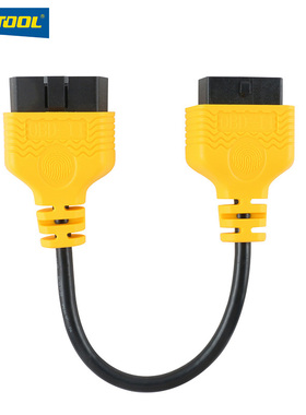 AUTOOL 汽车30cmOBD延长线车载诊断系统通用连接线16针16芯接头