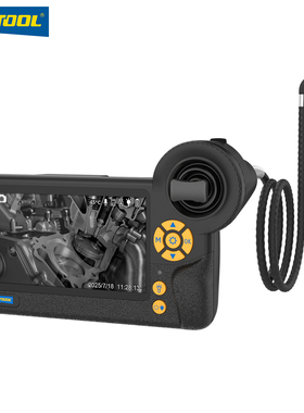 AUTOOL SVB403双镜头转向内窥镜汽车燃烧室缸内积碳检测拍照录像