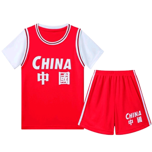 儿童篮球服套装男女孩定制幼儿园小学生科比24号短袖表演比赛球衣