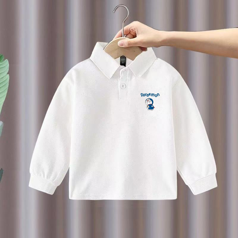 100%纯棉男童POLO长袖T恤2026春秋中小儿童宝宝卡通动漫印花上衣,童装/婴儿装/亲子装,儿童POLO衫,淘宝优惠券,粉丝福利购,淘宝优惠卷