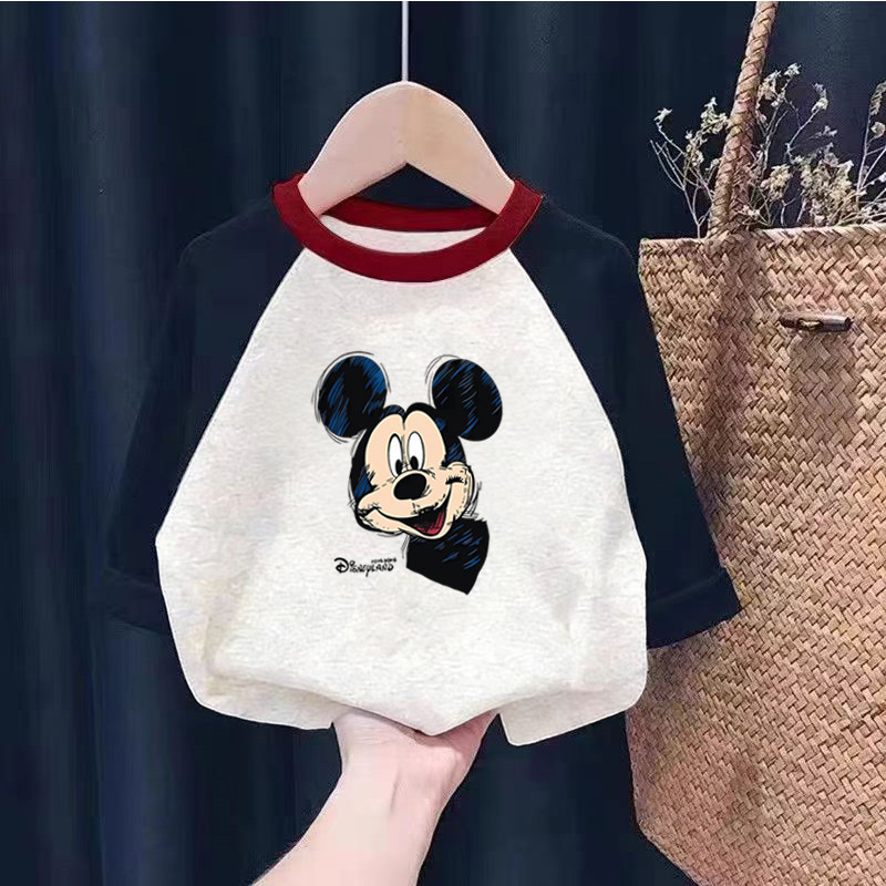 100%纯棉男童插肩长袖T恤2026春秋新款儿童宝宝卡通动漫印花上衣,童装/婴儿装/亲子装,T恤,淘宝优惠券,粉丝福利购,淘宝优惠卷