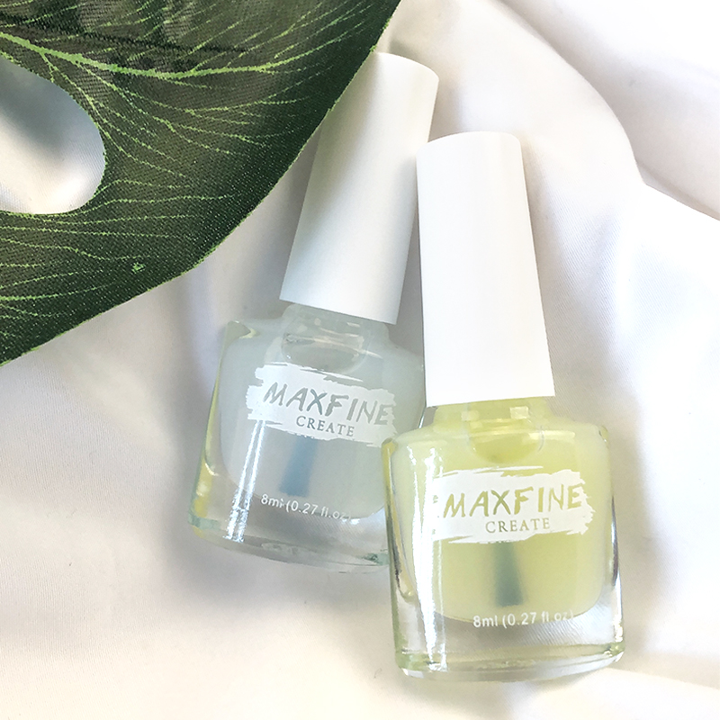 Maxfine/指甲油护甲底油快干亮油磨砂封层防溢胶营养护理指甲缘油