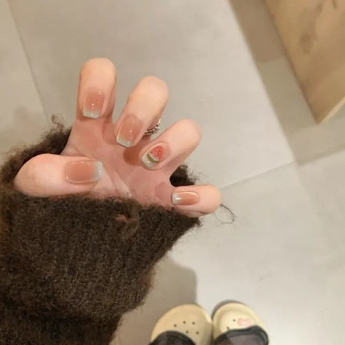 纯手工穿戴甲高级感显白温柔猫眼
