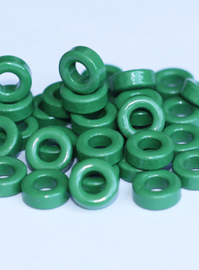 T10-6-5mm尺寸高导滤波绿色磁环储能电感磁环 Mn-Z共模