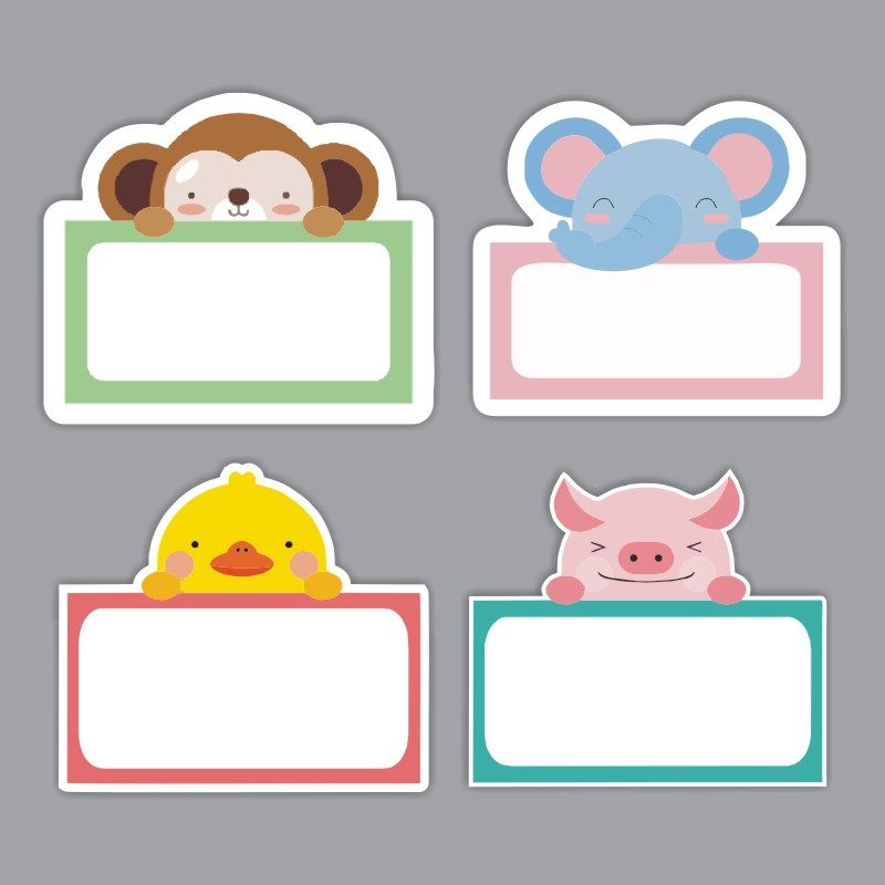 防水手写姓名贴培训教育机构名字贴体验课试听课大号可粘贴u