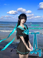 The official "Aonmo-drawn" Hatsune Midori uniform, JK uniform, mid-wear, Japanese high school suit, summer school supply thumbnail 8