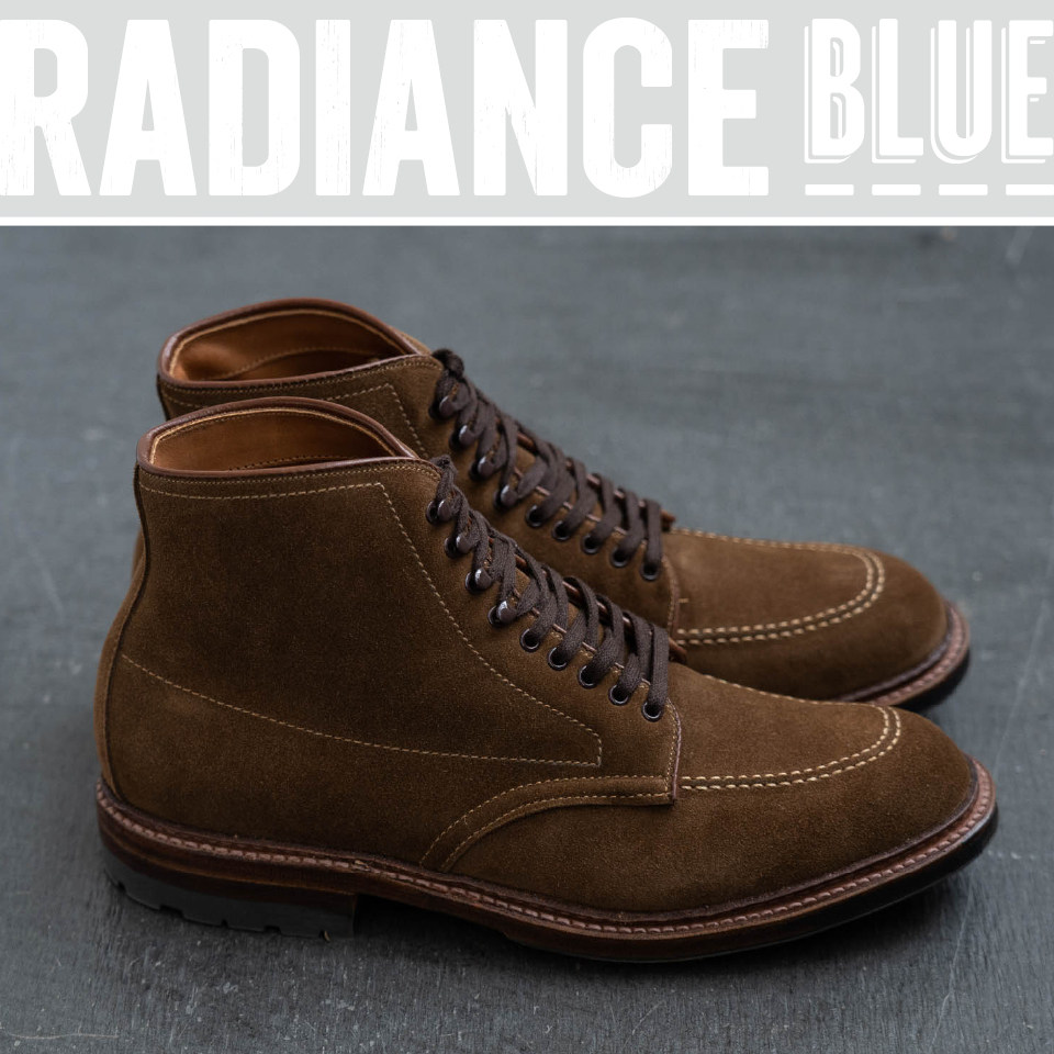alden 4011hc翻毛皮indy靴国内现货radiance-blue