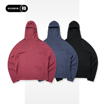 NOSALIGIA 新品汉麻棉针织帽衫男RADIANCE-Blue