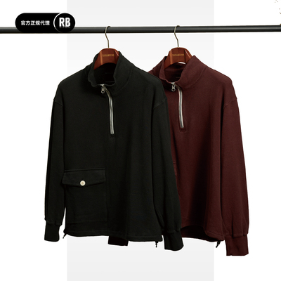 NOSALIGIA汉麻棉拉链卫衣