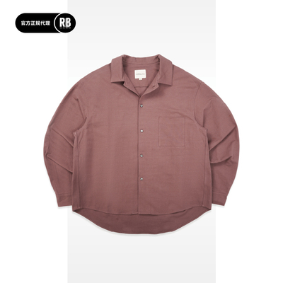 NOSALIGIA高密度汉麻棉宽松衬衫