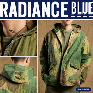 Cabourn Nigel 春夏新品 USMC双面穿迷彩派克服男RADIANCE Blue