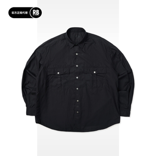 CLASSIC 男RADIANCE 春夏新品 ALUMO棉衬衫 Blue 卷袖 PORTER