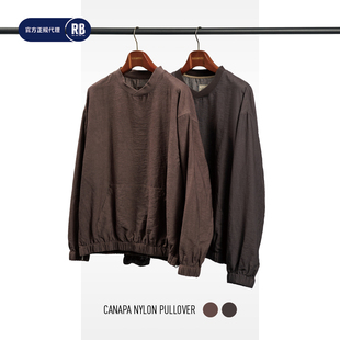 Blue 汉麻棉尼龙套头运动服男RADIANCE NOSALIGIA 春夏新品