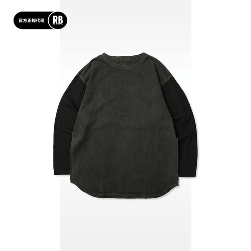 8折特惠 Nigel Cabourn 秋冬新品长袖棒球T恤男RADIANCE-Blue