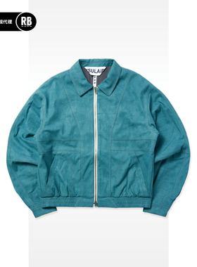 INSULAiRE 岛民春夏人造麂皮夹克男RADIANCE-Blue