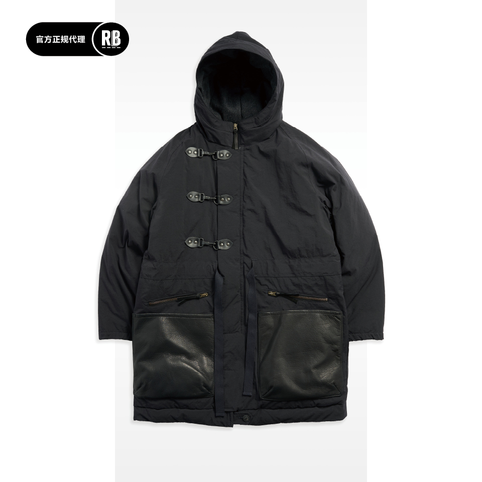 NigelCabourn拼皮登山羽绒大衣
