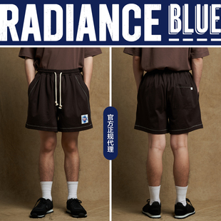 岛民春夏新品 INSULAiRE 贝壳邮票卫裤 男RADIANCE Blue