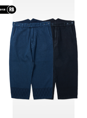 PORTER CLASSIC 秋冬新品剑道阔腿裤男RADIANCE-Blue