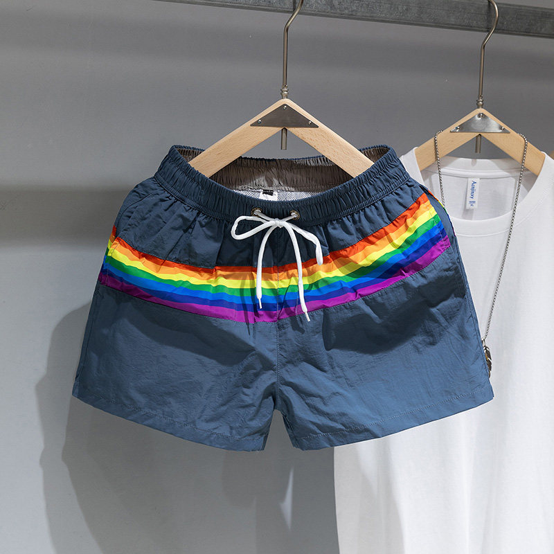 2026新款三分裤男夏季潮流沙滩裤速干裤青年休闲短裤运动游泳中裤