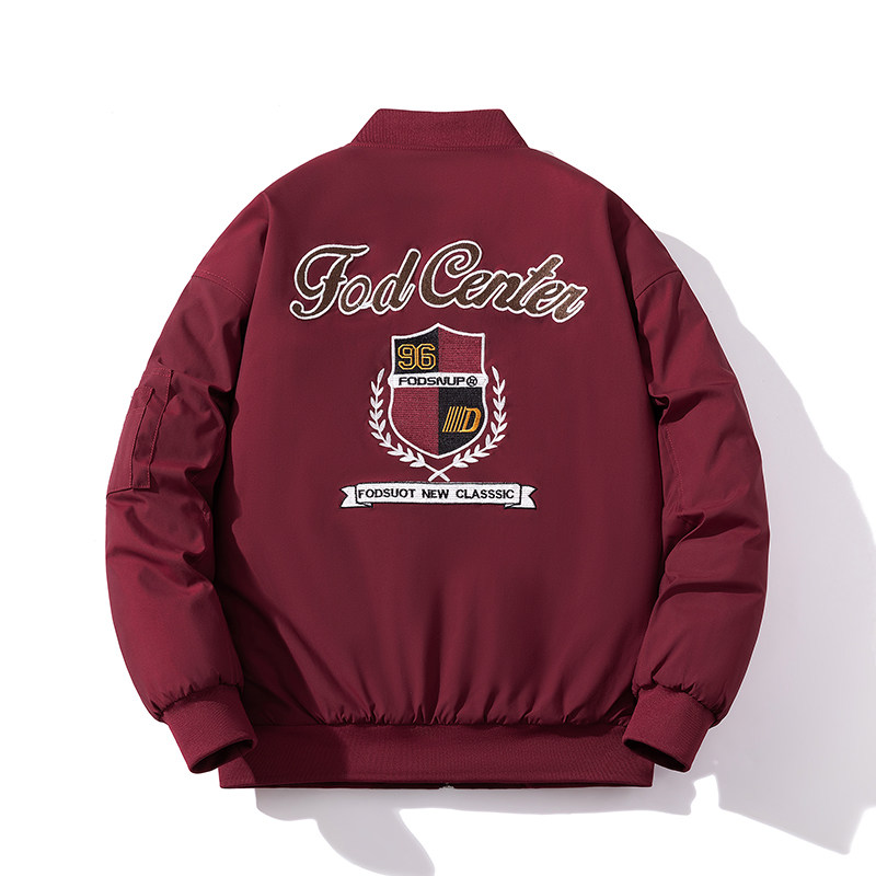 2025新款加厚棉衣潮牌棒球服男女情侣学生飞行员夹克秋冬季外套