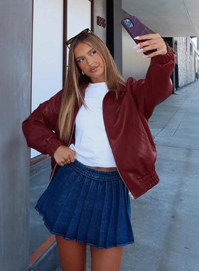 Side pocket casual windbreaker jacket侧口袋休闲风衣休闲外套