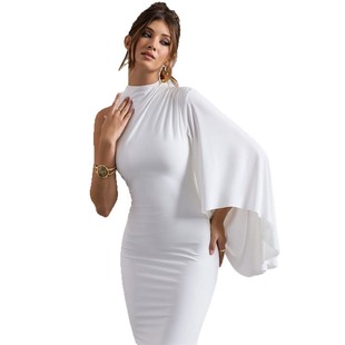 round neck hip Sexy skirt性感修身 fit hugging 圆领包臀裙 slim