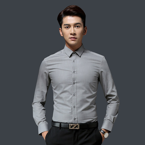 ieu夏季新品高端纯色免烫正装