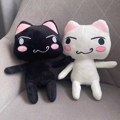 跨境新品Toro Inoue plush多罗猫公仔可爱笑脸情侣猫咪毛绒玩具