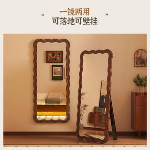 中古全身镜家用落地镜网红穿衣镜壁挂高清不变形女生卧室试衣镜子