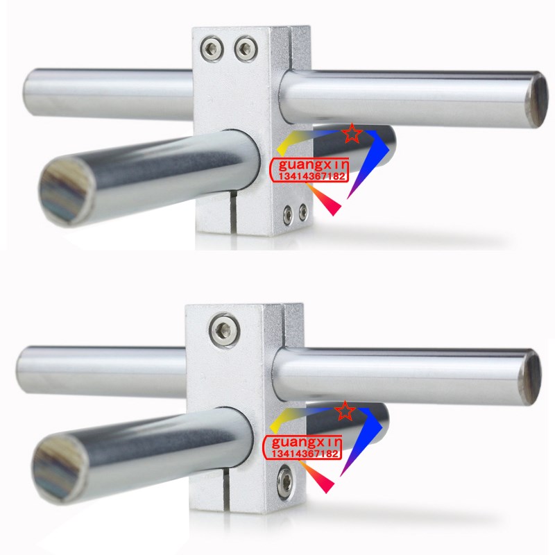 自动化G.FKH铝合金同径异径十字转向支撑架 25支柱 十字轴 固定夹