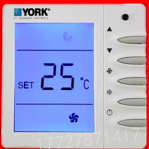 YORK约克中央空调控制面板TMS2000 水系统风机盘管三速开关温控器