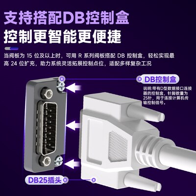 星辰气动集成阀岛总线控制电磁阀组电磁阀组24V汇流板4V210-08