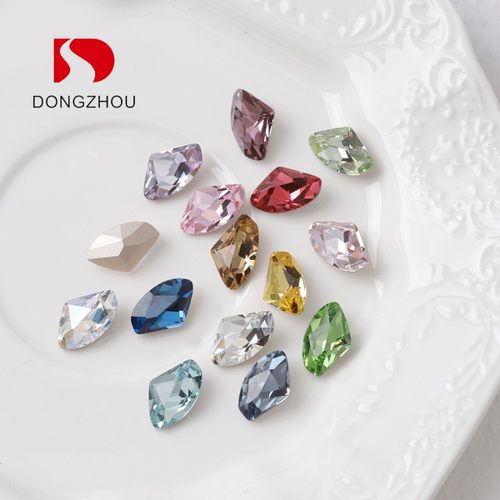 东洲水晶美甲斧头钻超亮指甲饰品