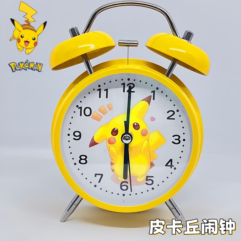 神奇宝贝超级静音小闹钟新款儿童