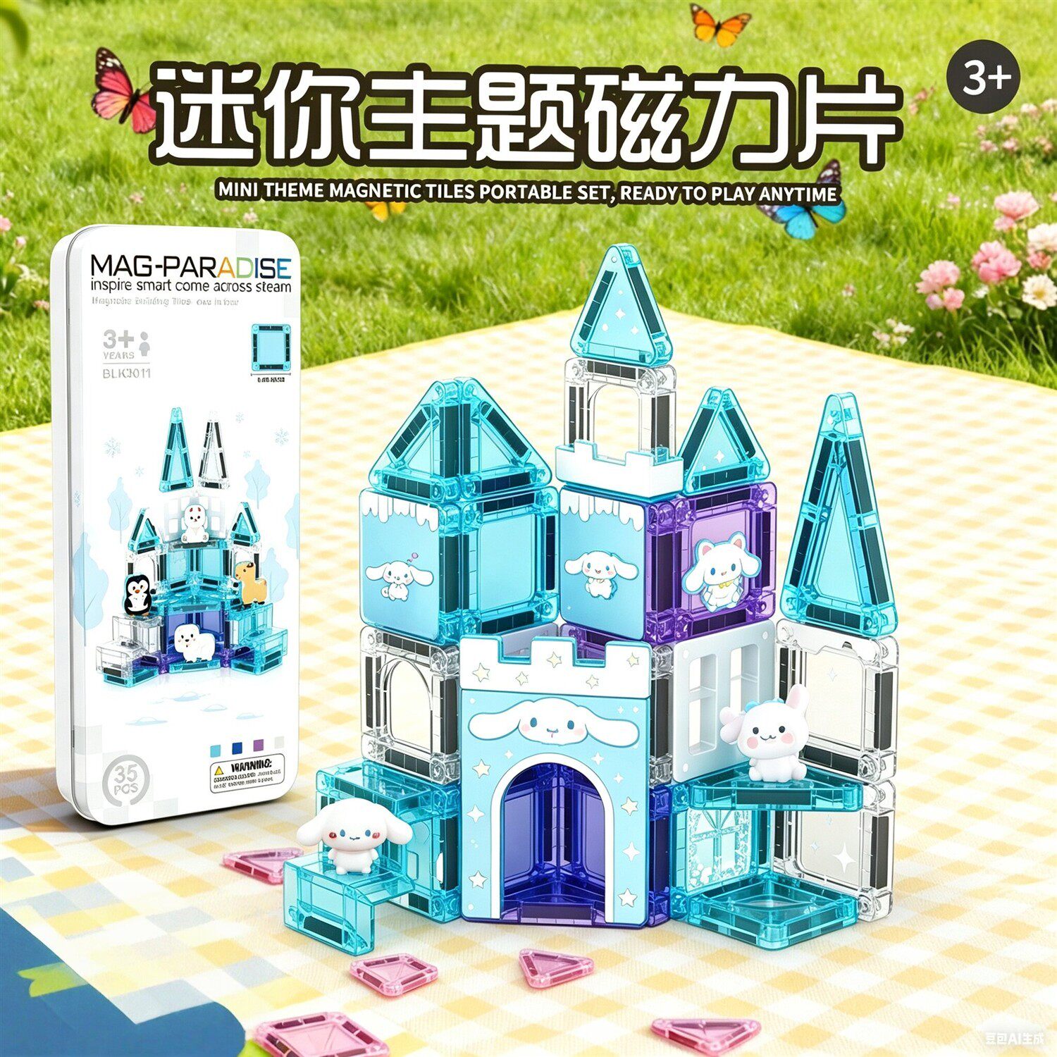 月桂狗卡通女宝宝益智玩具