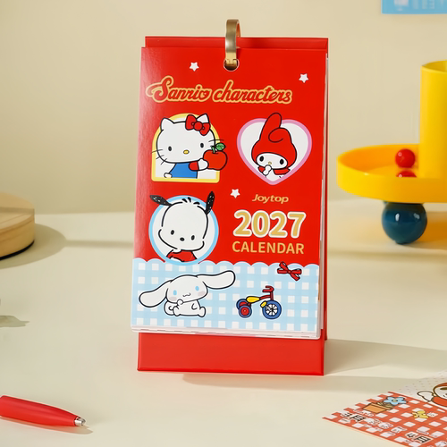 玉桂狗台历2027年卡通桌面