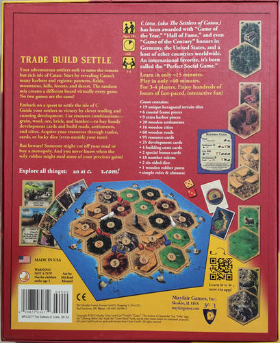 桌游卡牌经典catan第五版及扩展