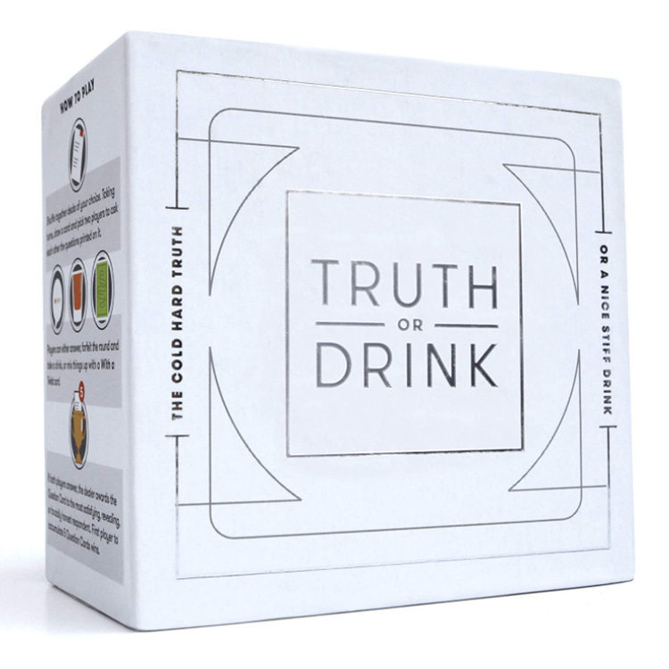 truth or drink 英文版真心话喝酒桌面游戏桌游卡牌成人休闲聚会