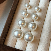 珍珠耳钉女小众设计轻奢耳环复古春夏2026爆款 高级感名媛风耳饰品