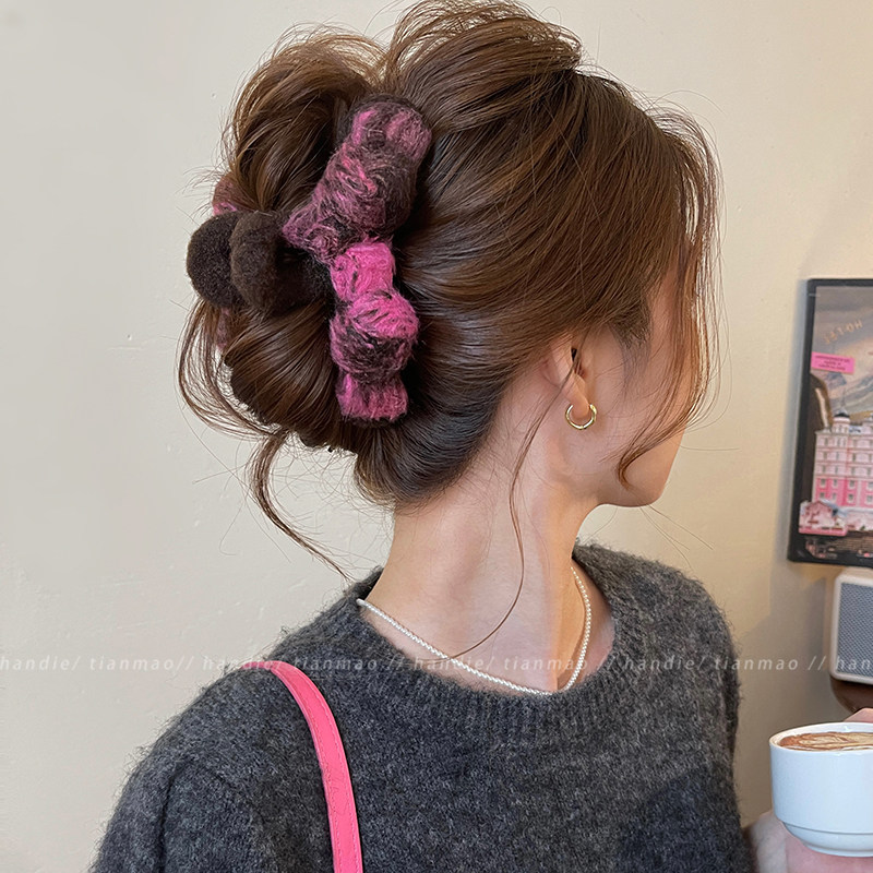 复古蝴蝶结后脑勺发夹鲨鱼夹发量大头发抓夹女2025新款高级感发饰,饰品/流行首饰/时尚饰品新,发饰,淘宝优惠券,粉丝福利购,淘宝优惠卷