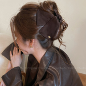 法式 金标三角大号鲨鱼夹发量大盘发头发抓夹女高级感2025新款 发夹